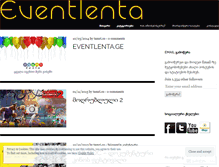 Tablet Screenshot of eventlenta.wordpress.com