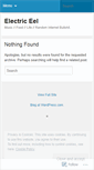 Mobile Screenshot of electriceel.wordpress.com