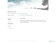 Tablet Screenshot of electriceel.wordpress.com