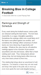 Mobile Screenshot of ncaafbsfootball.wordpress.com