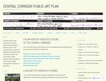 Tablet Screenshot of centralcorridorart.wordpress.com