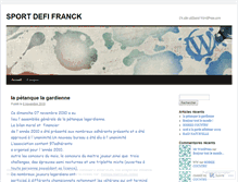 Tablet Screenshot of franckdelannoy5.wordpress.com