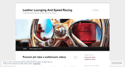 Desktop Screenshot of loungeandspeedracing.wordpress.com