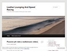 Tablet Screenshot of loungeandspeedracing.wordpress.com