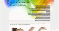 Desktop Screenshot of danzadelavida.wordpress.com