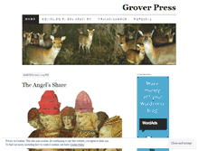 Tablet Screenshot of groverpress.wordpress.com