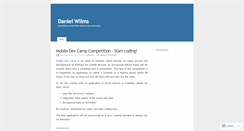 Desktop Screenshot of danielwilms.wordpress.com