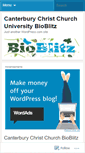 Mobile Screenshot of bioblitzcanterburyccuni.wordpress.com