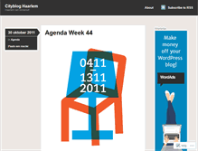 Tablet Screenshot of citybloghaarlem.wordpress.com