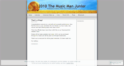 Desktop Screenshot of musicman2010.wordpress.com