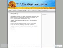 Tablet Screenshot of musicman2010.wordpress.com