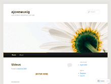 Tablet Screenshot of ajoxewuxig.wordpress.com
