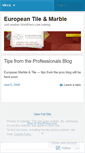 Mobile Screenshot of europeanmarble.wordpress.com