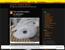 Tablet Screenshot of dulcemariarico.wordpress.com