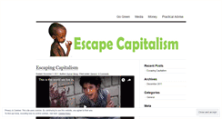 Desktop Screenshot of escapecapitalism.wordpress.com