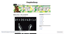 Desktop Screenshot of peepthestoop.wordpress.com