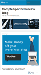Mobile Screenshot of completeperformance.wordpress.com