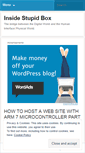 Mobile Screenshot of insidestupidbox.wordpress.com