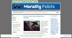 Desktop Screenshot of moralitypoints.wordpress.com