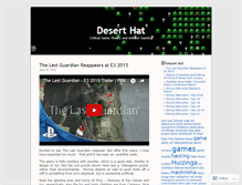 Tablet Screenshot of deserthat.wordpress.com