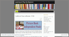Desktop Screenshot of learningtoplaythebassoon.wordpress.com