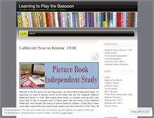 Tablet Screenshot of learningtoplaythebassoon.wordpress.com