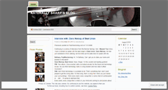 Desktop Screenshot of naturallysharp.wordpress.com