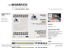 Tablet Screenshot of mgrafico.wordpress.com