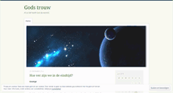 Desktop Screenshot of godstrouw.wordpress.com