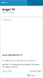 Mobile Screenshot of angeltv.wordpress.com