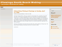 Tablet Screenshot of flamingosouthbeach.wordpress.com