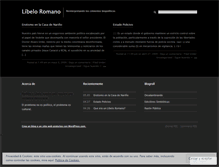 Tablet Screenshot of libeloromano.wordpress.com