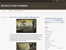 Tablet Screenshot of isigucuoyunoynamak.wordpress.com