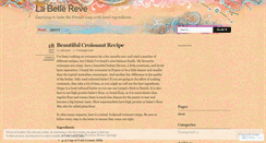 Desktop Screenshot of labellerevecakes.wordpress.com