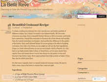 Tablet Screenshot of labellerevecakes.wordpress.com