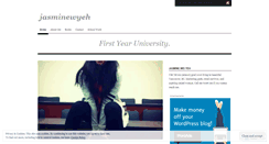 Desktop Screenshot of jasminewyeh.wordpress.com