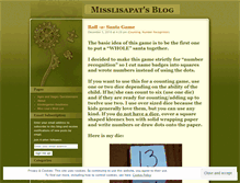 Tablet Screenshot of misslisapat.wordpress.com