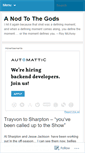 Mobile Screenshot of anodtothegods.wordpress.com