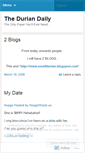 Mobile Screenshot of duriandaily.wordpress.com