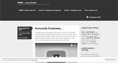 Desktop Screenshot of lacedgoods.wordpress.com