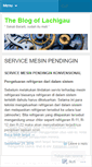 Mobile Screenshot of lachigau.wordpress.com