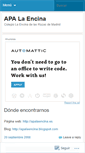 Mobile Screenshot of apalaencina.wordpress.com
