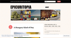 Desktop Screenshot of epicuritopia.wordpress.com