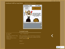 Tablet Screenshot of academicfaff.wordpress.com