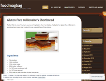 Tablet Screenshot of foodmagbag.wordpress.com