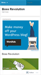 Mobile Screenshot of bossrevolution.wordpress.com