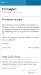 Mobile Screenshot of fotosajten.wordpress.com