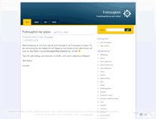 Tablet Screenshot of fotosajten.wordpress.com