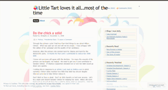 Desktop Screenshot of littletart.wordpress.com