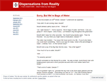 Tablet Screenshot of dispensationsfromreality.wordpress.com